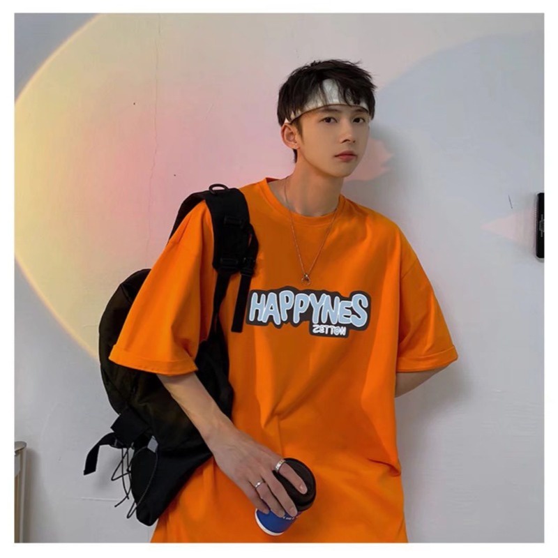 (40-130kg) M-8XL áo phông nam big size Áo Thun Thể Thao Tay Ngắn Cổ Tròn Phong Cách hip hop