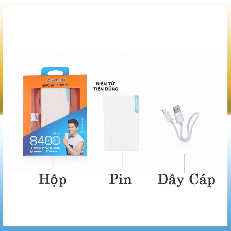 PIN SẠC DỰ PHÒNG ARUN 8400 mAh HAY PIN DỰ PHÒNG ♥️♥️