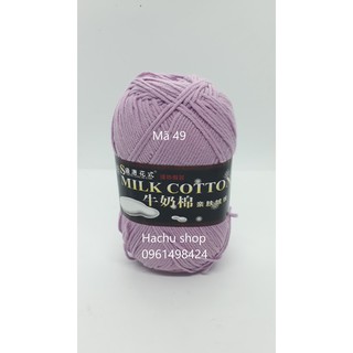 Len milk cotton loại 1