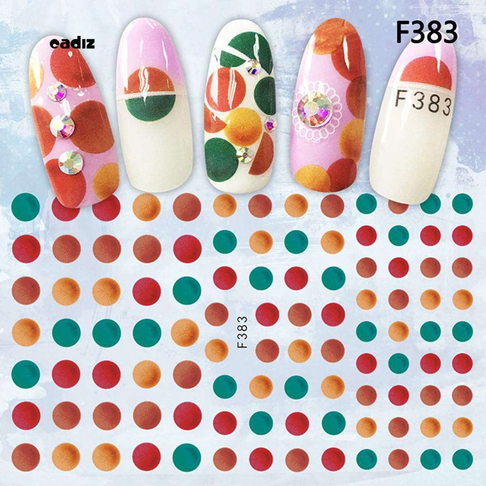 Tờ Miếng Dán Trang Trí Móng Nghệ Thuật Họa Tiết Hoa Và Chữ Xinh Xắn