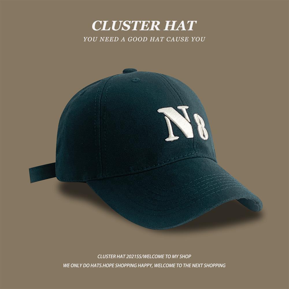 Mũ Lưỡi Trai Thêu Chữ N8 Phong Cách Hàn Quốc Dễ Phối Đồ Hợp Thời Trang