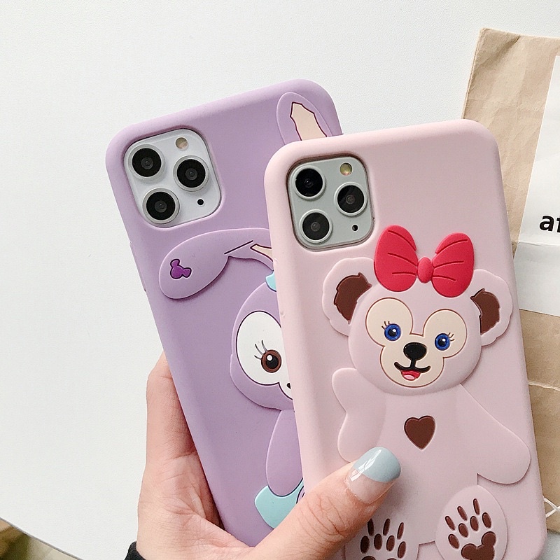 Ốp Lưng iPhone 7Plus/8Plus/XsMax/11/11ProMax/12/12Pro/12ProMax Silicon Hình Thú Dễ Thương
