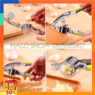 Dụng cụ Dập tỏi , Nghiền tỏi , Ép tỏi bằng inox bền bỉ không bị gỉ sét
