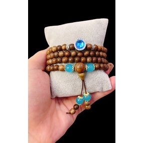 Vòng Tay Trầm Hương 108 Hạt Mix Char pandora