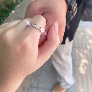 Nhẫn vương miện bạc 925