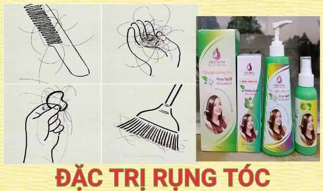 Combo chăm sóc tóc  chuyên trị rụng tóc ,gàu nhiều, nấm,ngứa da đầu