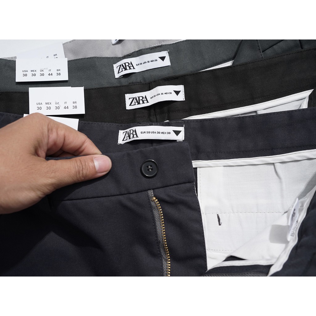 Quần short nam ZARA vải kaki cao cấp MÀU NÂU - TRẺ TRUNG NĂNG ĐỘNG