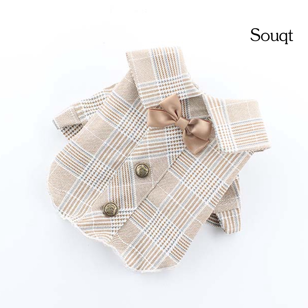 Đầm Kẻ Sọc Caro Dễ Thương Cho Thú Cưng