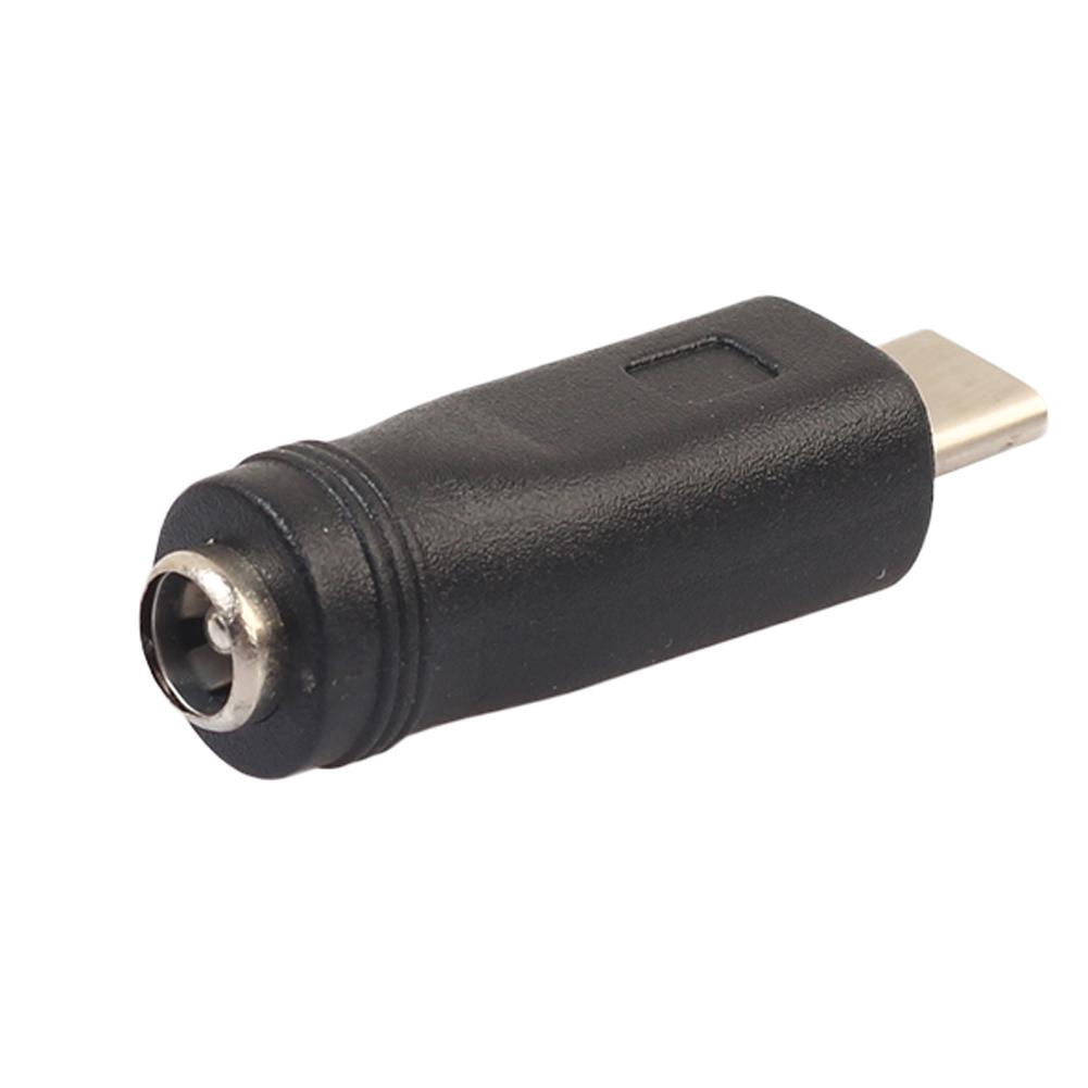 [rememberme]DC Power Adapter Type-C USB Male to 5.5x2.1mm Female Ja for Laptop PC #gib