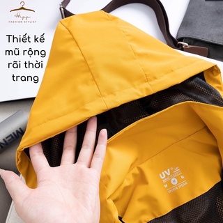 Áo gió chất phủ bạc chống nước