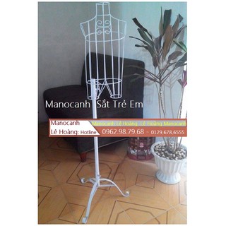 Combo 1 Manocanh Sắt Trẻ Em, 20 Móc Bộ Trẻ Em