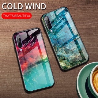 Ốp lưng kính cường lực màu gradient cho Xiaomi Redmi Note 7 Mi9
