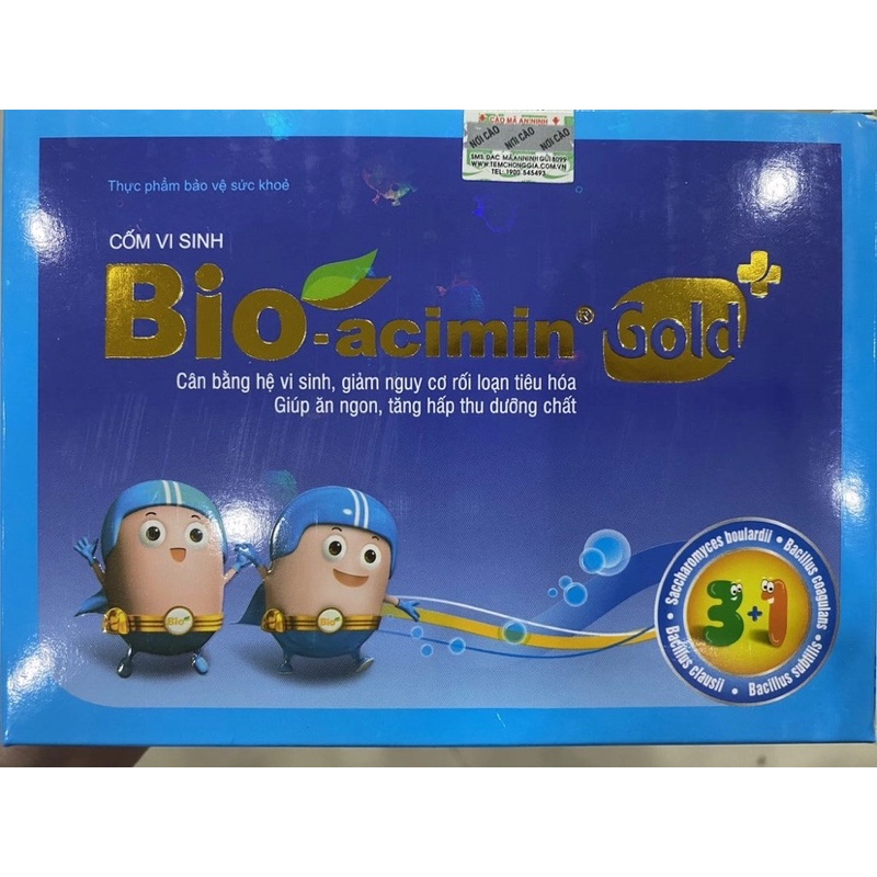 Bio-Acimin Gold Cốm Vi Sinh. Tiêu Hoá Khoẻ_Trẻ Ăn Ngon