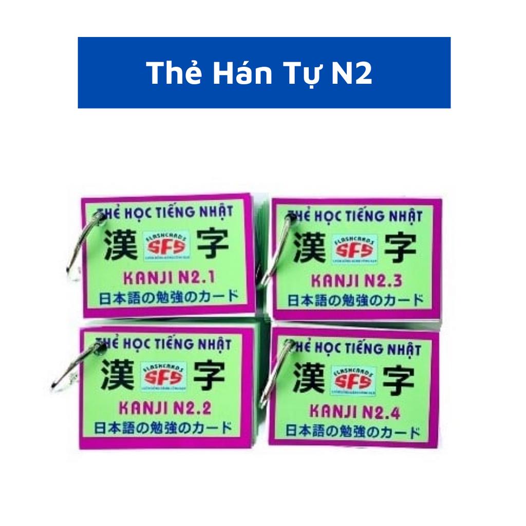 Trọn Bộ Thẻ Học Hán Tự - Từ Vựng - Ngữ Pháp N2