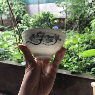 10 bát cơm sen vẽ tay