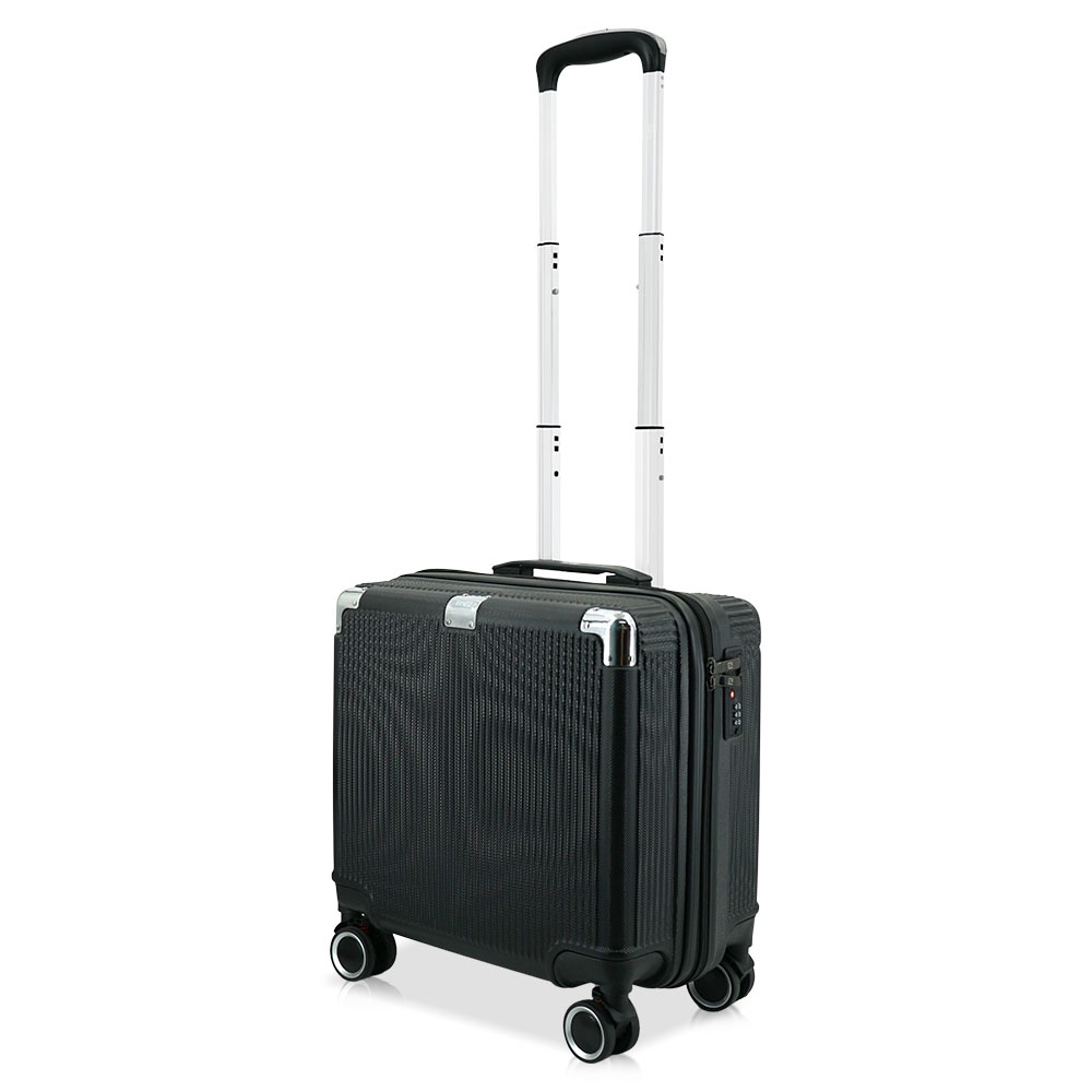 Vali kéo size 16 inch Lux88 màu đen - Vali kéo chính hãng Trip bảo hành 5 năm