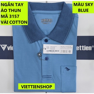 Áo thun việt tiến ngắn tay có cổ