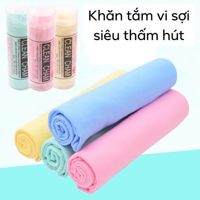 Khăn tắm vi sợi siêu thấm hút cho chó mèo hàng cao cấp full hộp