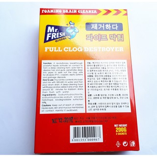 Bột thông cống Mr Fresh combo 3 hộp