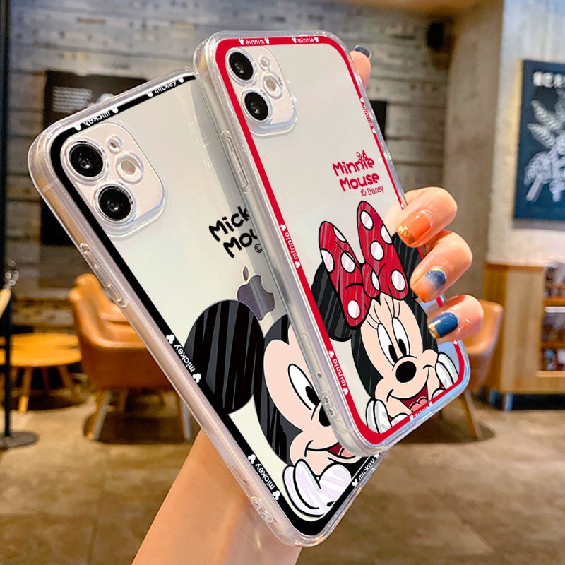 Ốp Điện Thoại Tpu Mềm Chống Sốc In Hình Disney Cho iPhone 11 12 13 pro max XS X XR XSMax 7 8 6 6s plus SE 2020