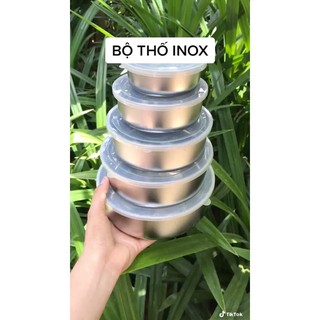 bộ thố lạnh inox 5 món