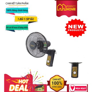 BÃO SALE {Hàng chính hãng} ( Hàng_Chính hãng) Quạt treo tường Điện cơ cánh QTT-300ED chuyển hướng động cơ điện