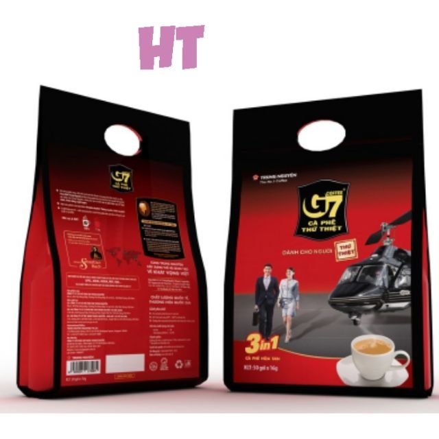 Cafe Trung Nguyên - cafe G7 -cafe sữa bịch 50 gói