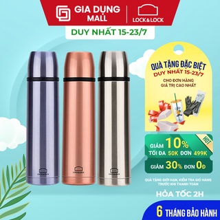 Bình Giữ Nhiệt Lock&Lock Vienna LHC1430 (500ml),Chất liệu thép không gỉ 304 - Hàng Chính Hãng