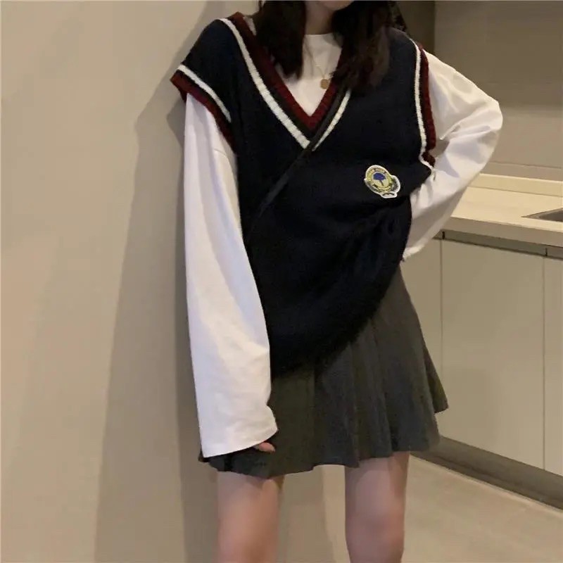 [RẺ NHẤT SHOPEE] 8 Mẫu Áo Gile Chất Dệt Kim Houndstooth Hàn Quốc Ulzzang 2021 [ Chất Lượng SP Là SỐ 1 ] | WebRaoVat - webraovat.net.vn