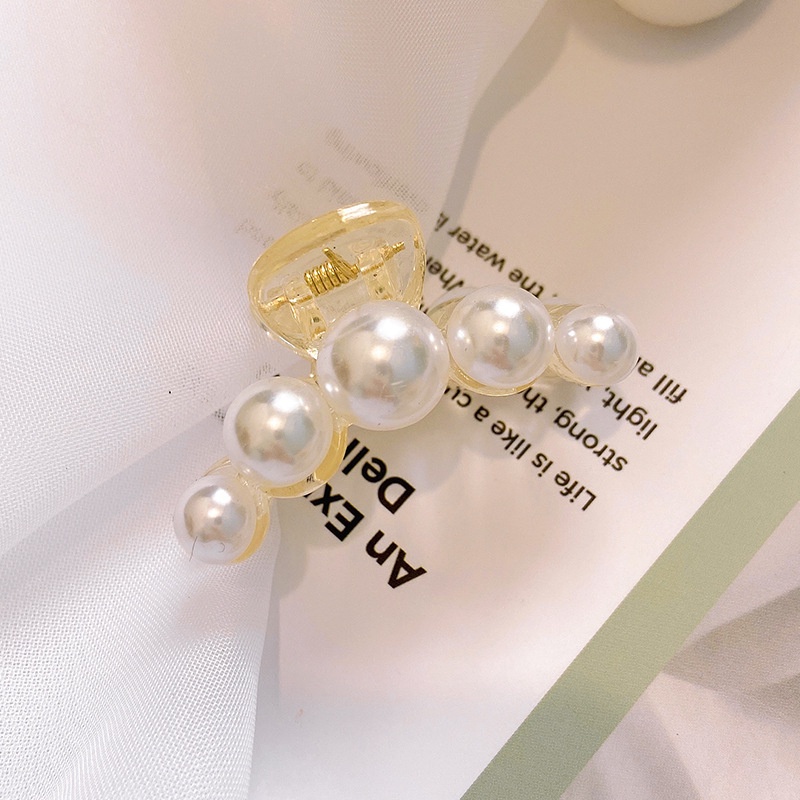 Kẹp Tóc Đính Ngọc Trai Acrylic Thời Trang Hàn Quốc