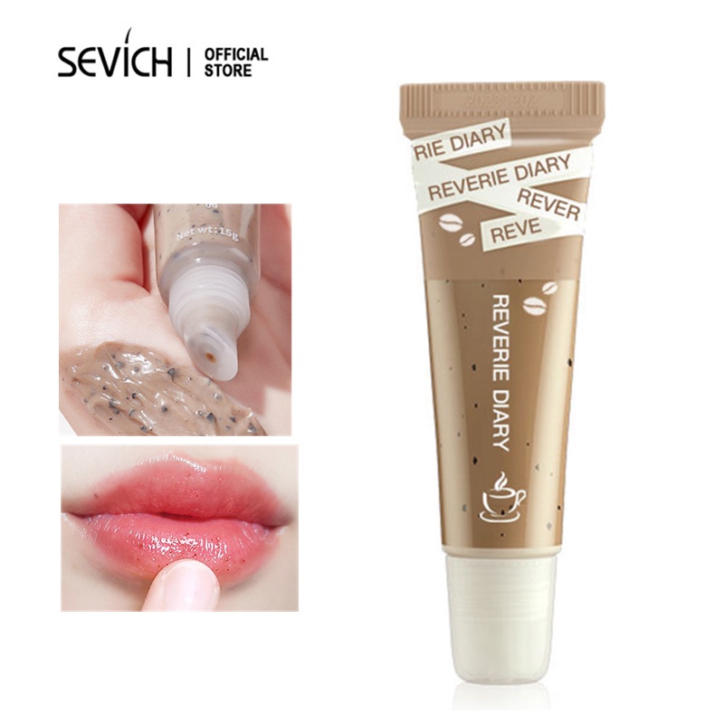 Tẩy tế bào chết cà phê giảm melanin dưỡng ẩm môi 15g
