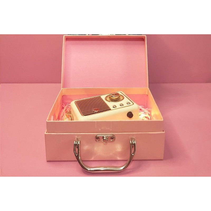 Loa Bluetooth Âm Thanh Siêu Trầm Phong Cách Retro Chất Lượng Cao