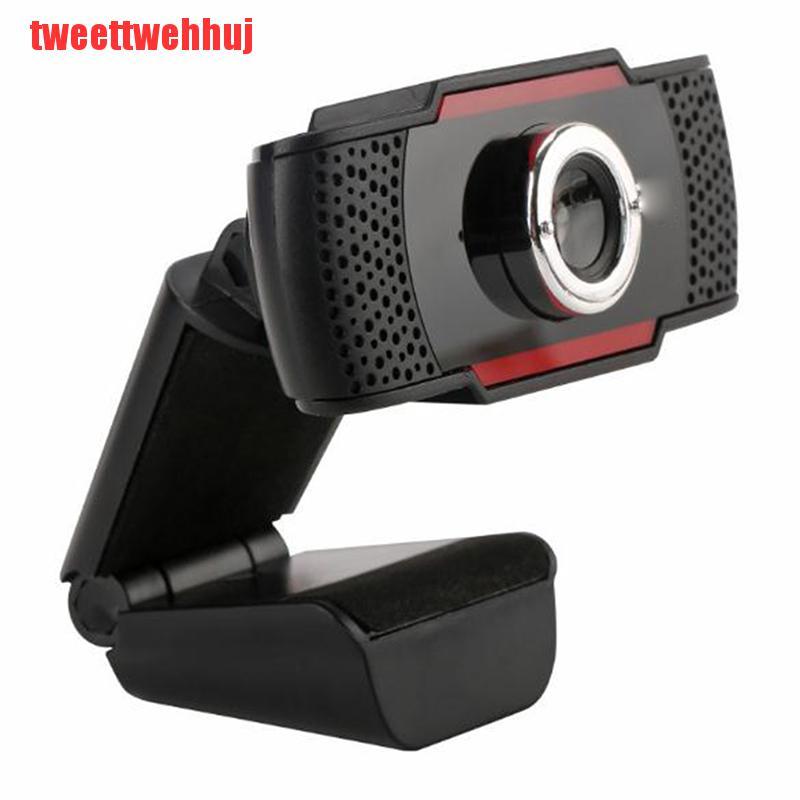 Webcam 480p Hd 12mp Tự Động Usb 2.0 Kèm Mic Cho Skype Pc Android Tv 30fps