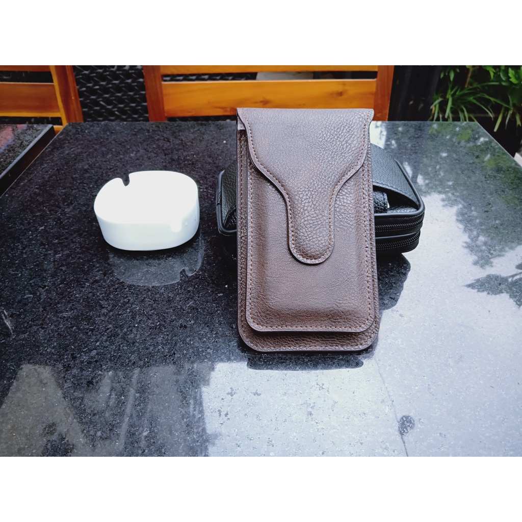 Bao da đựng điện thoại, Túi Da Đựng Điện Thoại, Túi Mini Đeo Hông nhiều Ngăn Tiện Dụng Mã B10 | BigBuy360 - bigbuy360.vn