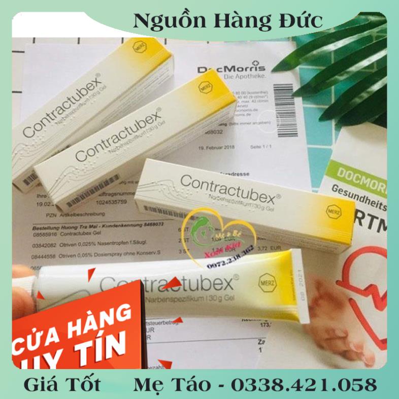 [auth] Kem làm mờ sẹo Contractubex Đức tuýp 30g , Đủ Bill Date mới [Hot]