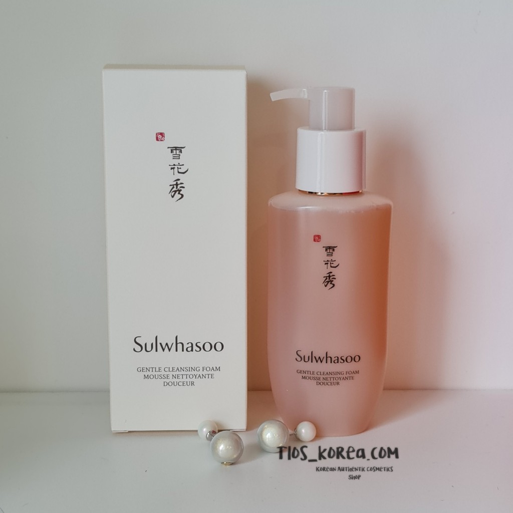 Sulwhasoo Sữa Rửa Mặt Ẩm Mịn dành Cho Da Nhạy Cảm từ thảo dược- Sulwhasoo Gentle Cleasing Foam 50/200ml( Bản Mới nhất)