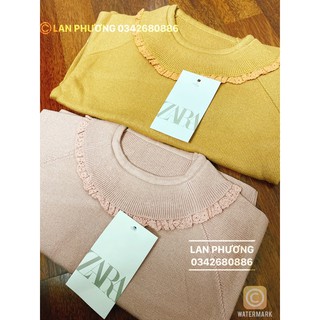 Set len zara cho bé gái chất đanh mịn