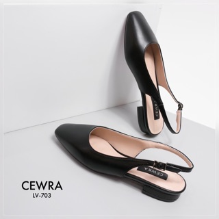 SANDAL CEWRA SLINGBACK MŨI BẦU 2P
