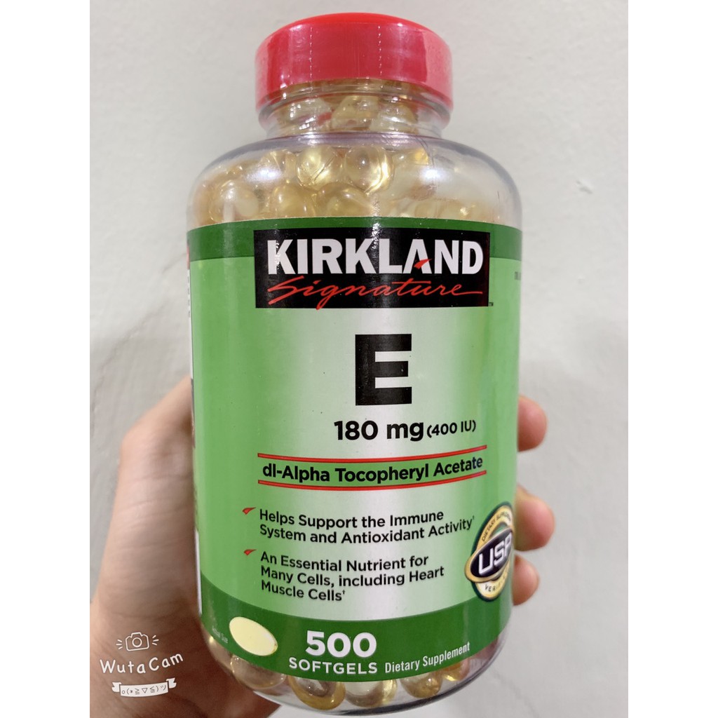 Viên uống Vitamin E Kirkland của Mỹ, 500 viên ( E Mỹ)