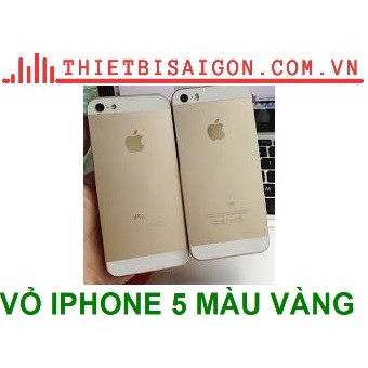 VỎ IPHONE 5 MÀU VÀNG [ VỎ ĐẸP ]