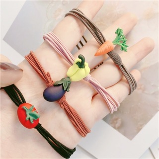 Dây buộc tóc rau củ phong cách Ulzzang Hàn quốc
