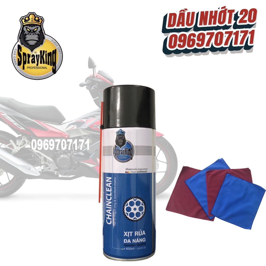 [Combo] Rửa sên sprayking kèm bàn chải chả sên 3D