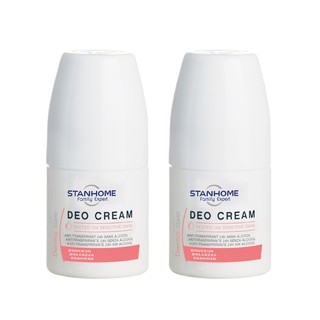Combo lăn khử mùi không cồn Stanhome Family Expet deo cream 50ml hạn dùng 11/2021