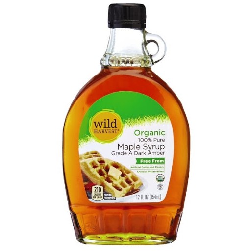 Siro Lá Phong Hữu Cơ Hiệu Wild Harvest - Organic Maple Syrup 354ml