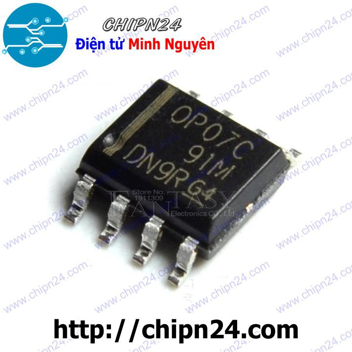 [2 CON] IC OP07 SOP-8 (SMD Dán) (OP07C)