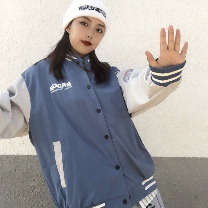 ÁO kHOÁC DÙ BOMBER BADGE - FREESIZE 88SWEATER | BigBuy360 - bigbuy360.vn