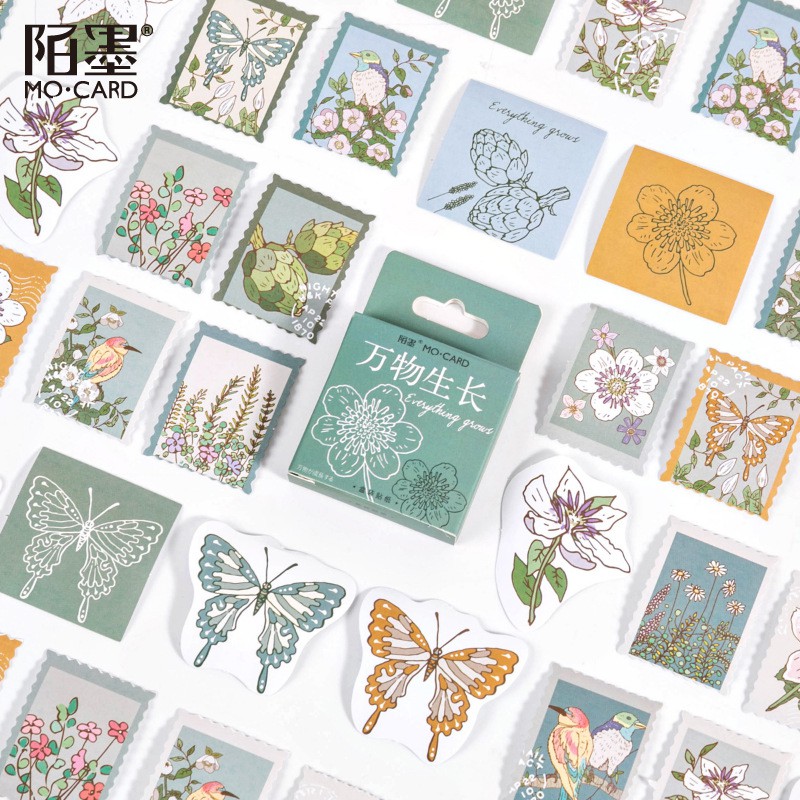 Sỉ 50 hộp sticker nhãn dán 10 mẫu