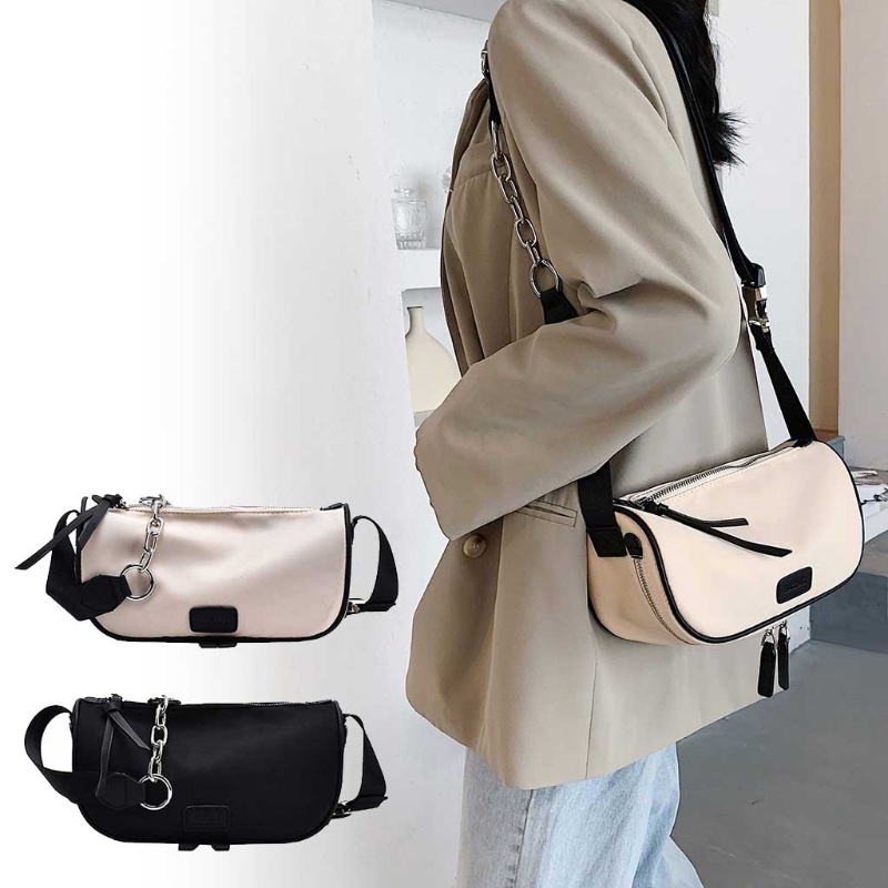 Túi Đựng Điện Thoại Đeo Dưới Cánh Tay Bằng Vải Oxford Phong Cách Preppy Cho Nữ