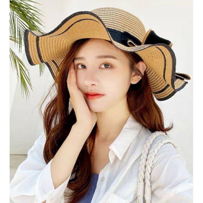 nón nữ đi biển rộng vành chống nắng