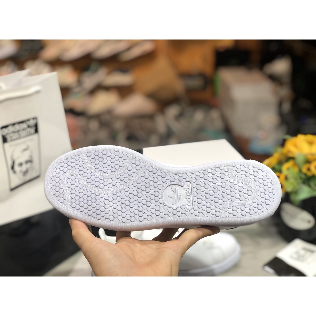 (FULLBOX - CÓ SẴN) giày thể thao STAN SMITH Trắng gót xanh